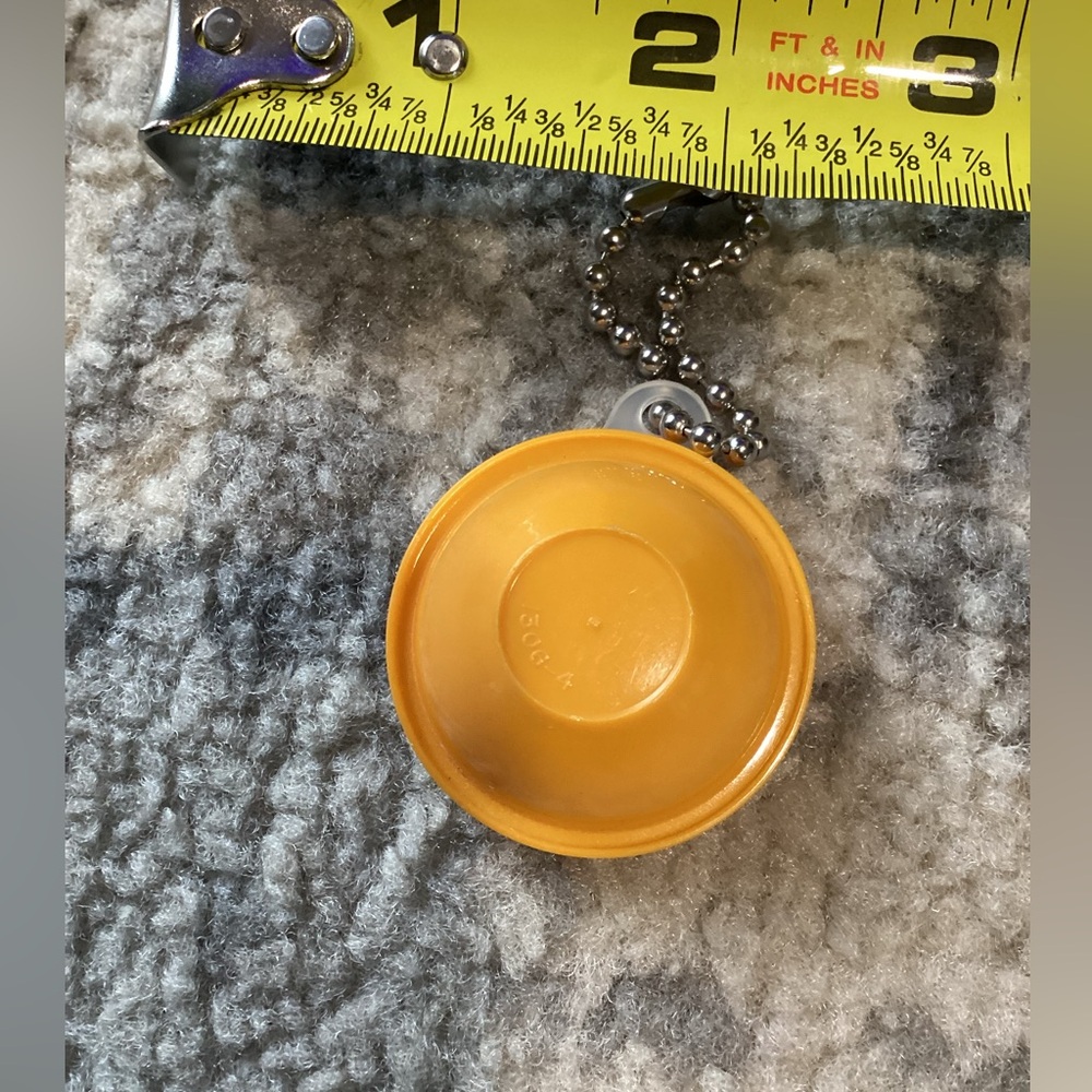 Vintage Tupperware Keychain Gold Bowl with Lid - Picture 2 of 3